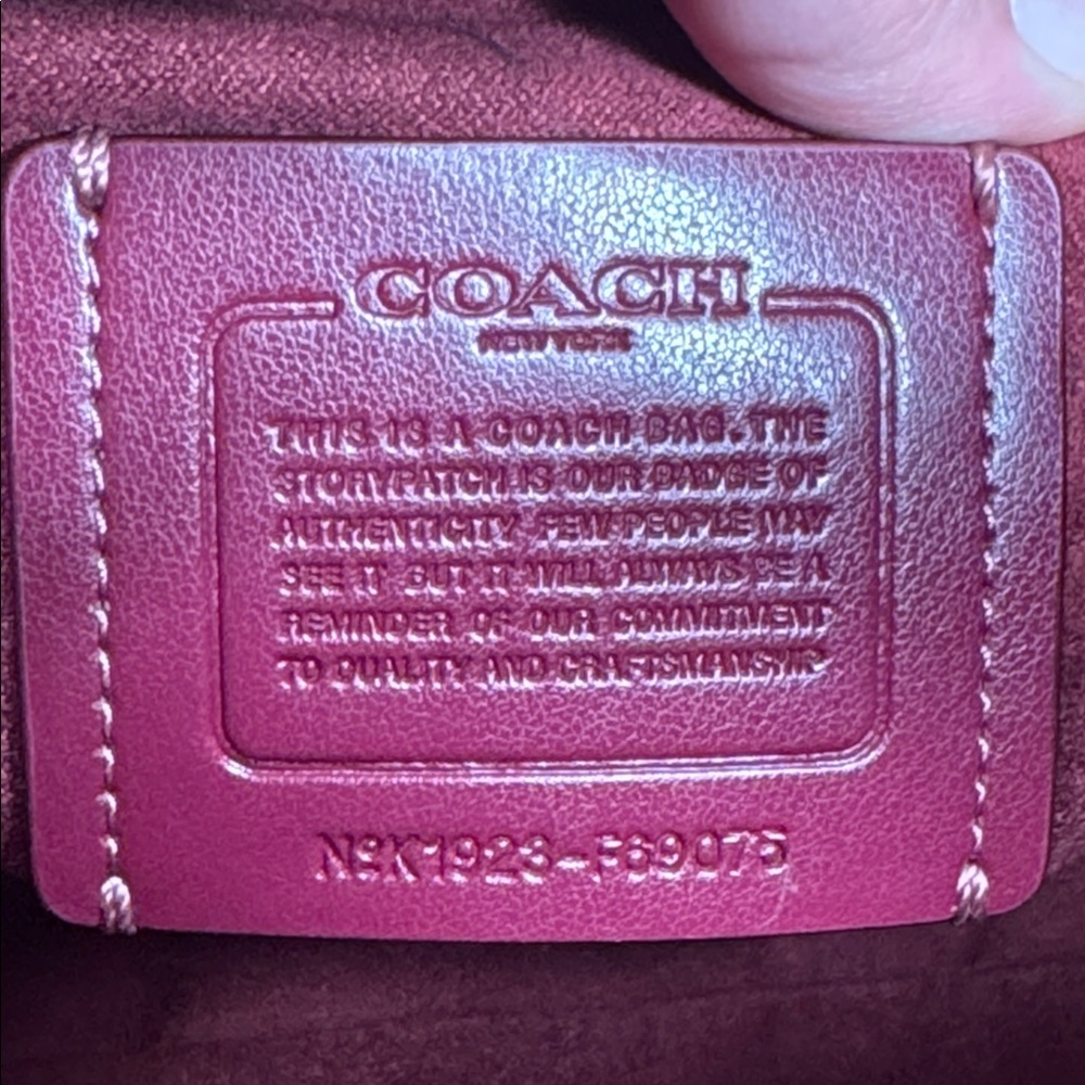 COACH ZOE CARRYALL - Picture 12 of 16